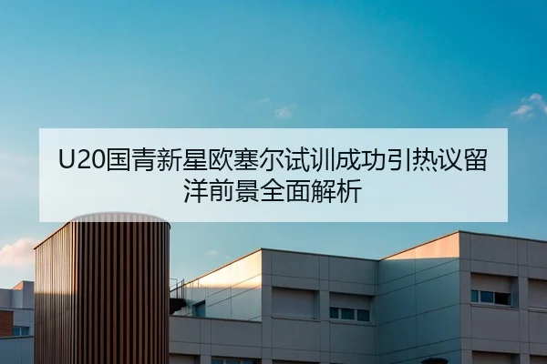 U20国青新星欧塞尔试训成功引热议留洋前景全面解析